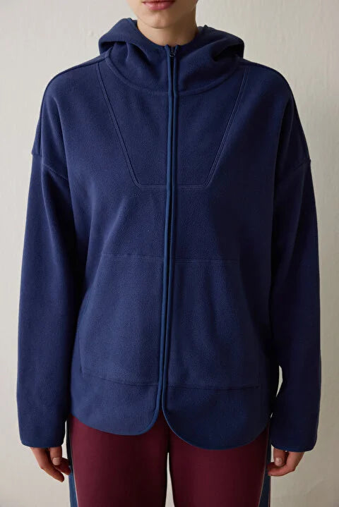 Penti Indigo Thermal Effect Oversize Polar Jacket