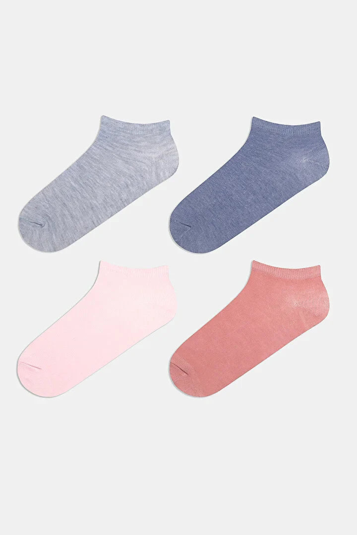 Penti Basic 4-Pack Pink Ankle Socks
