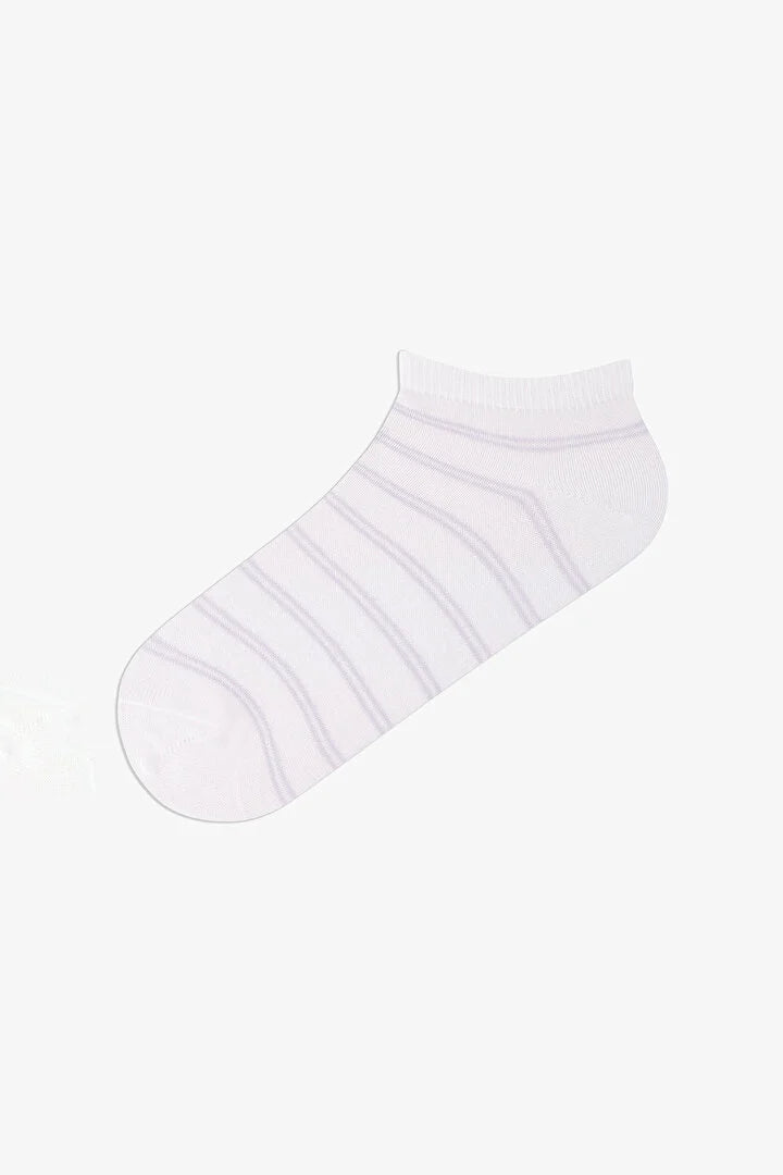 Penti 5 Pairs Cotton Star Patterned Footie Socks