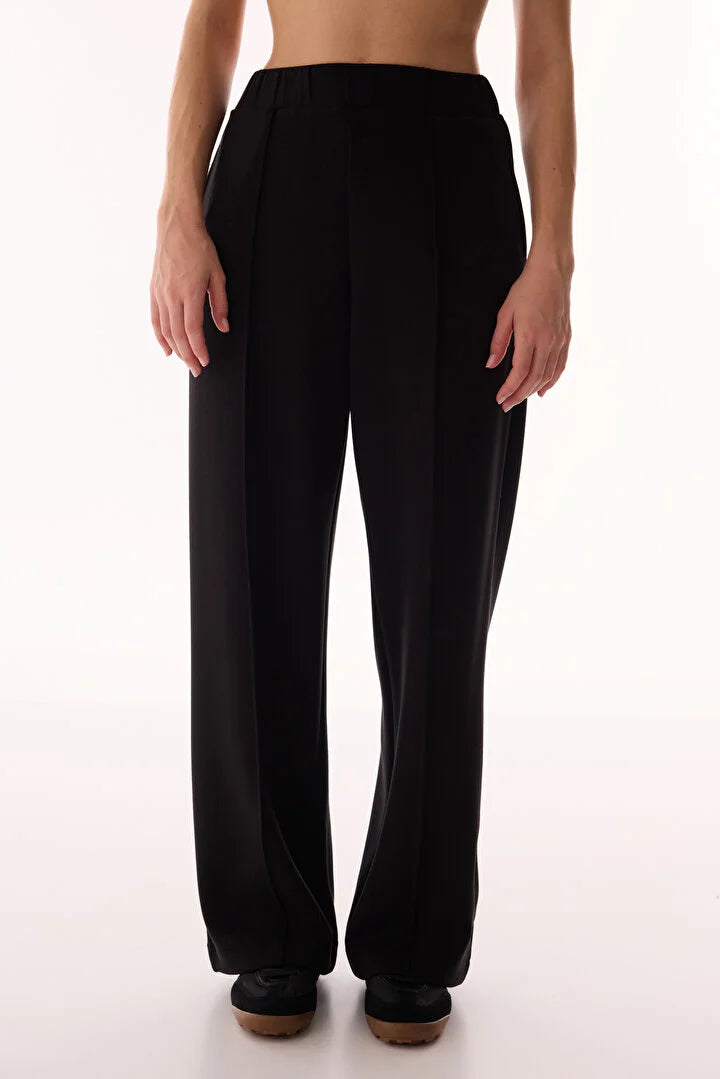 Penti Black Wide Leg Jogger Pants