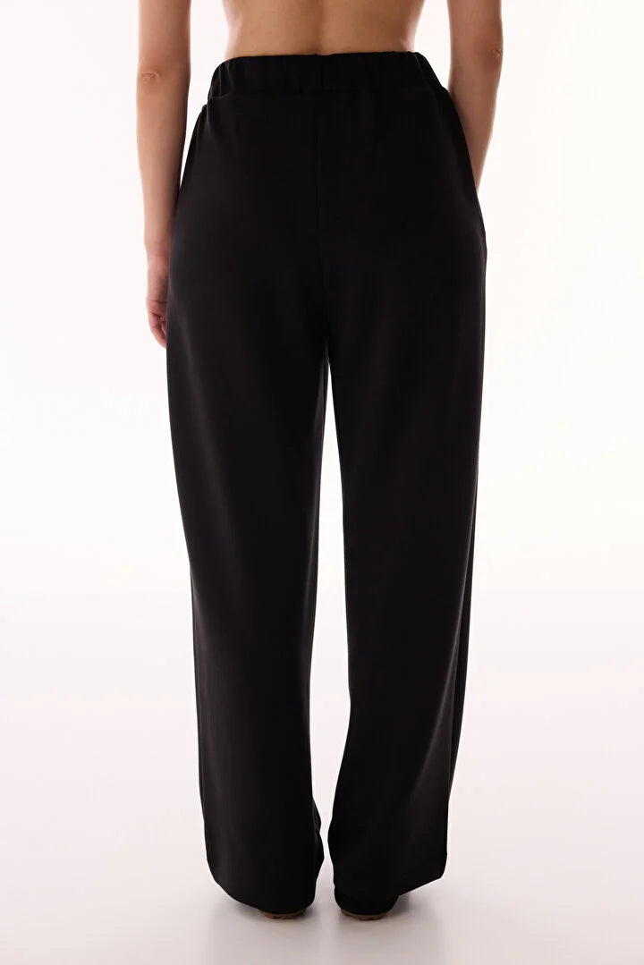 Penti Black Wide Leg Jogger Pants
