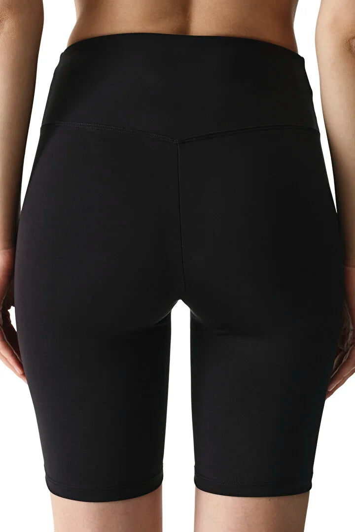 Penti Black High-Waisted Biker Shorts