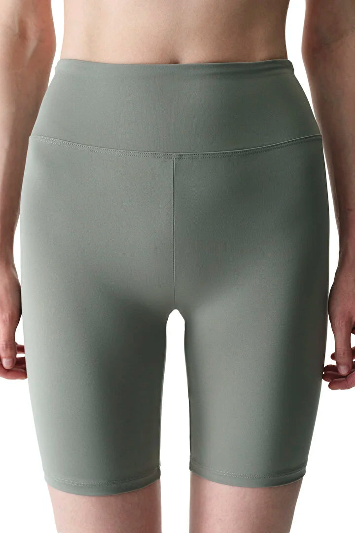 Penti Grey High-Waisted Biker Shorts