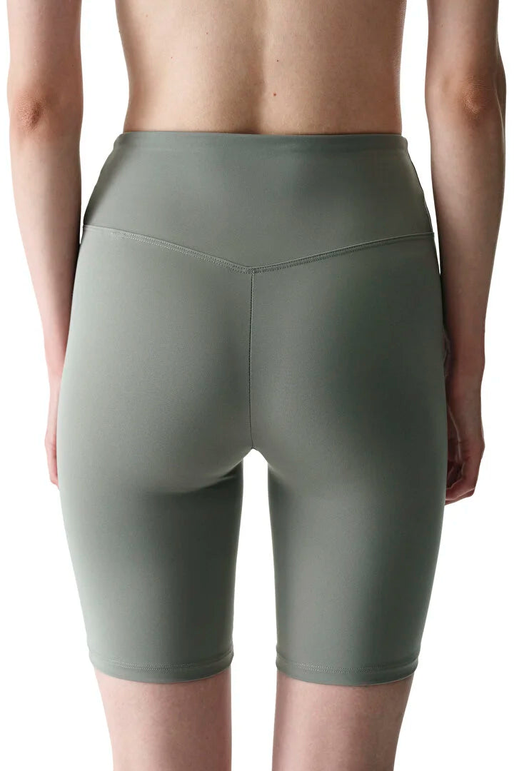 Penti Grey High-Waisted Biker Shorts