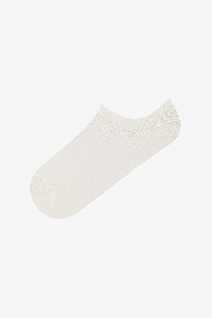Penti 3 Pairs Seamless Toe Cotton Colorful Striped Patterned Sneaker Socks