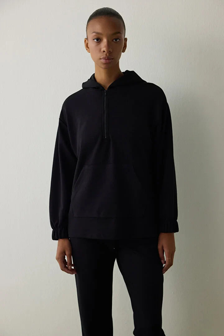 Penti Black Silky Feel Oversize Sweater