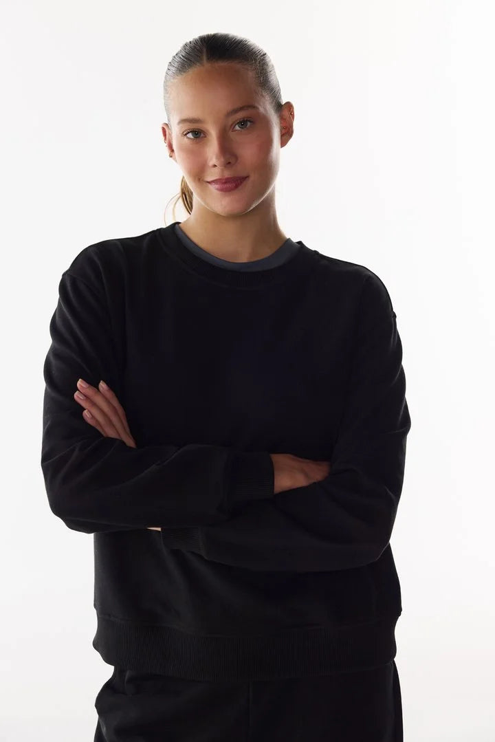 Penti Black New Oversize Active Long Sleeve Sweatshirt