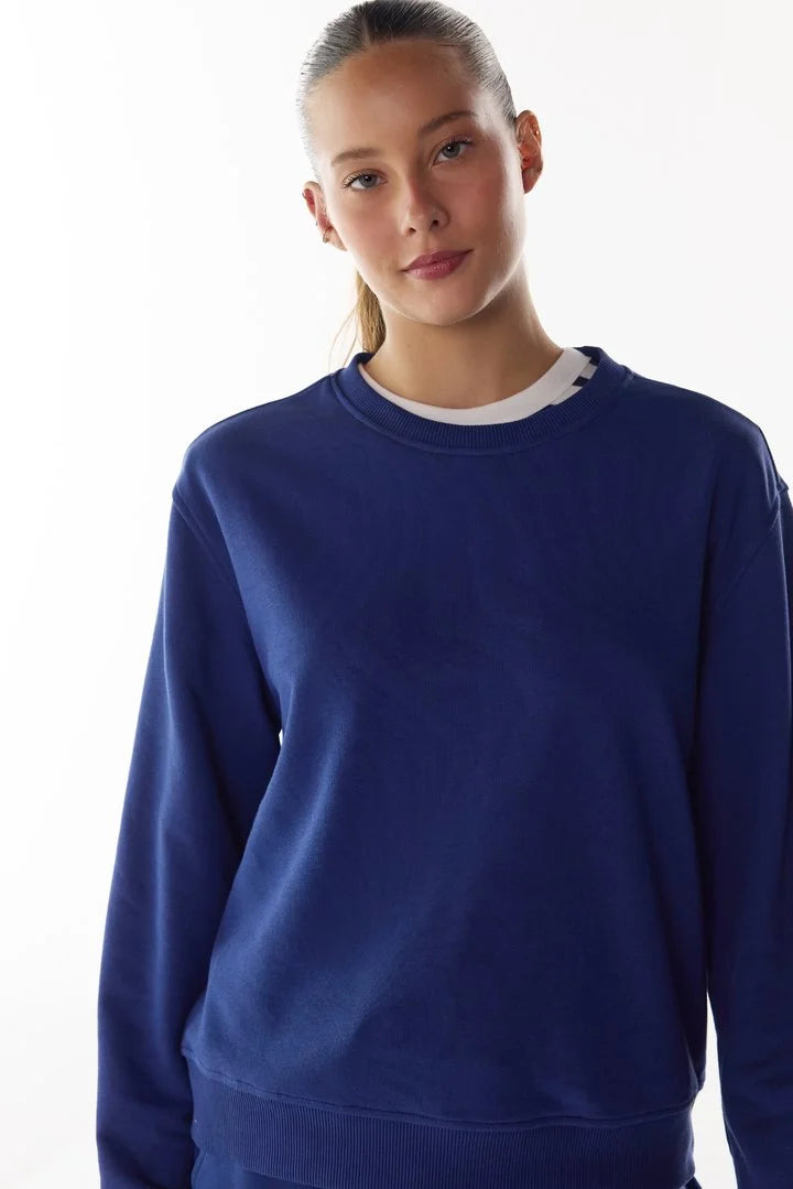 Penti Navy New Oversize Active Long Sleeve Sweatshirt