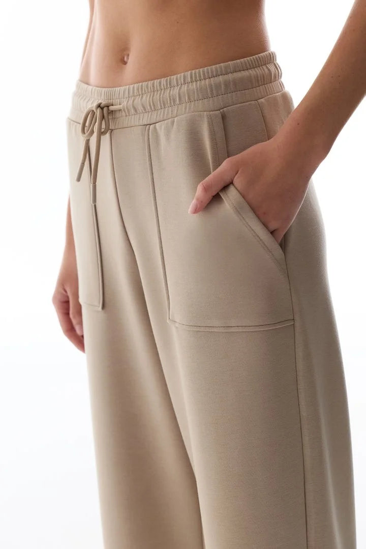 Penti Beige Silky Touch Front Pocket Trousers