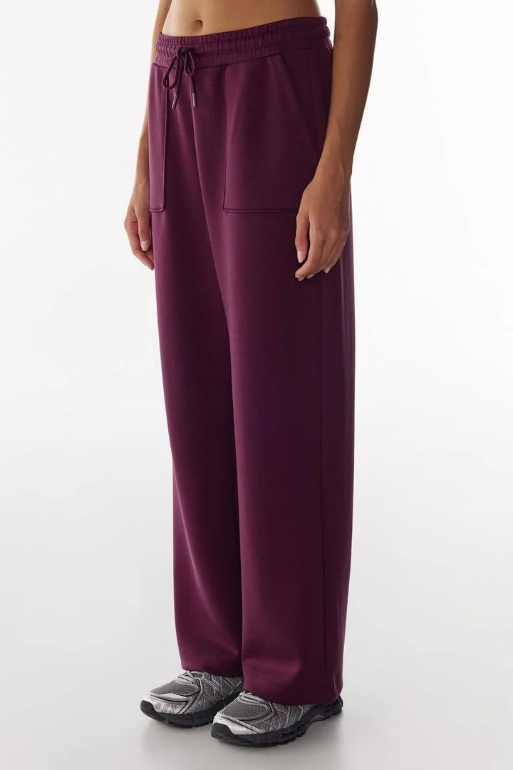 Penti Bordeaux Silky Touch Front Pocket Trousers