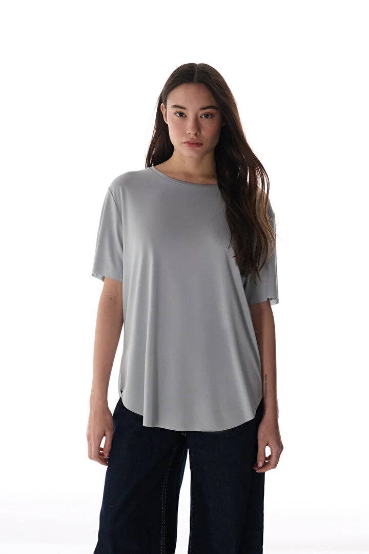 Penti Grey Crew Neck Active T Shirt