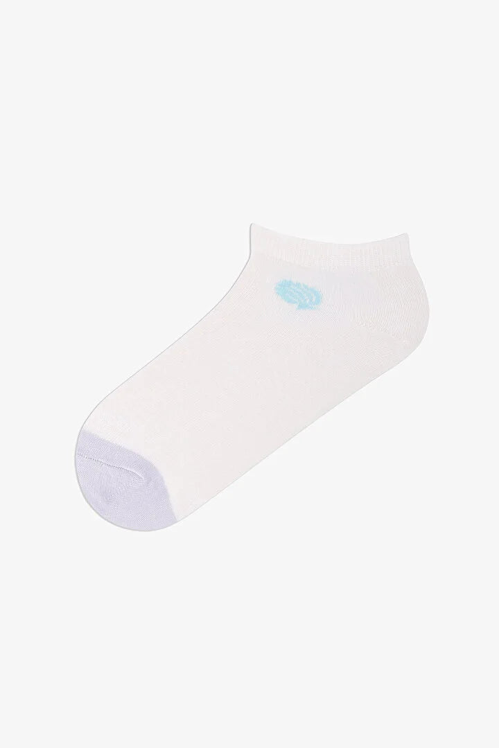 Penti 5 Pairs Cotton Embroidered Socket Socks
