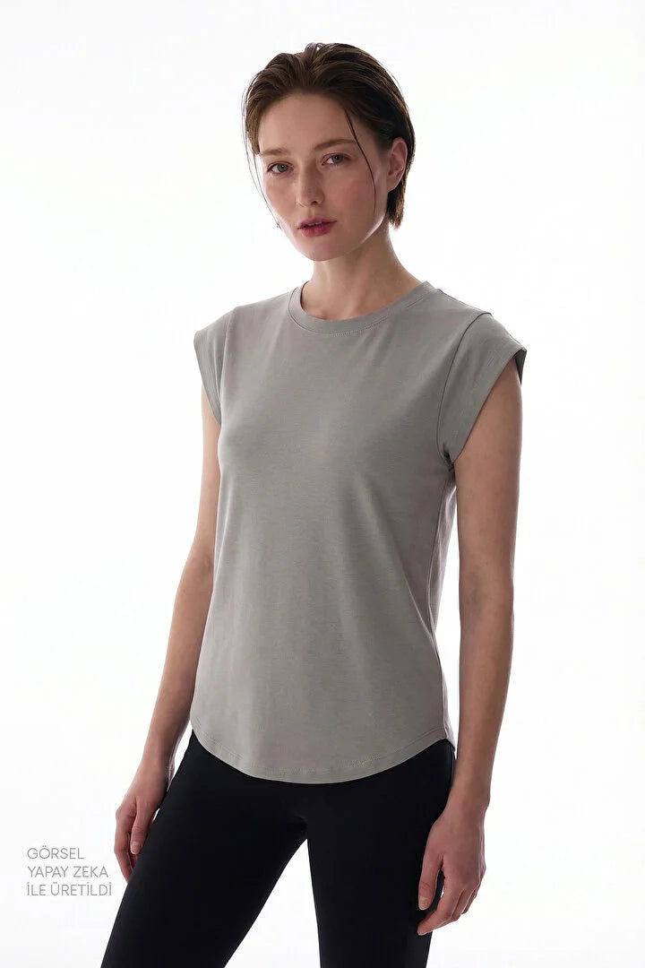 Penti Grey Crew Neck T-Shirt