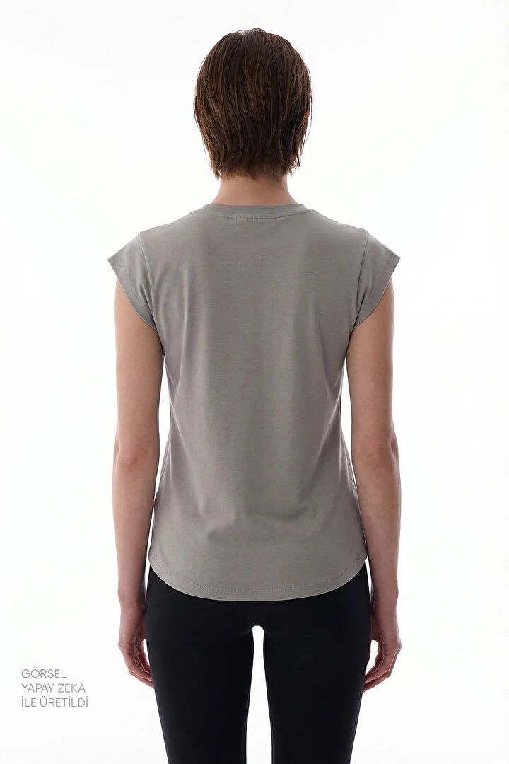 Penti Grey Crew Neck T-Shirt