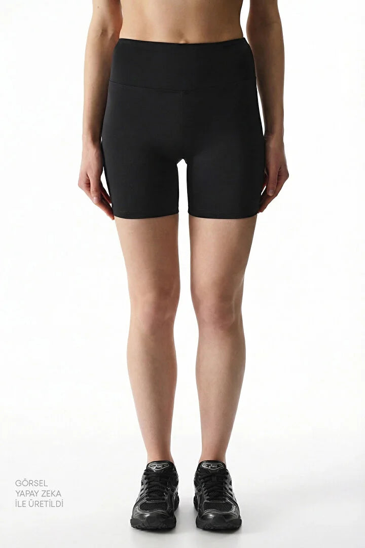 Penti Black High Waisted Shorts