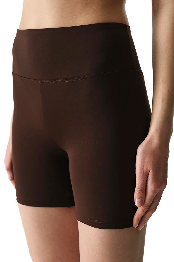 Penti Brown High Waisted Shorts