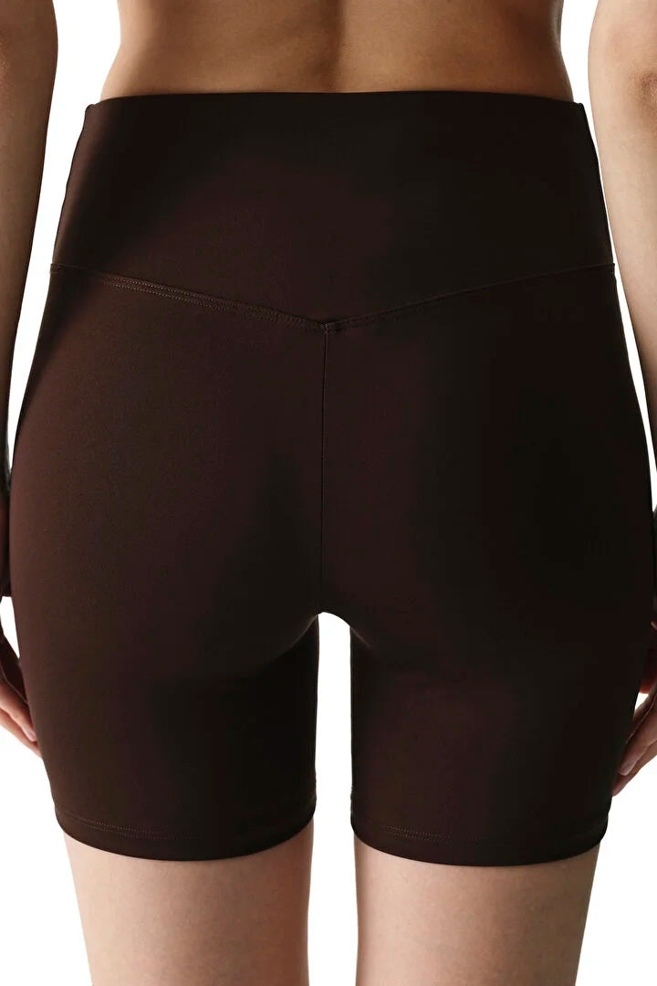 Penti Brown High Waisted Shorts