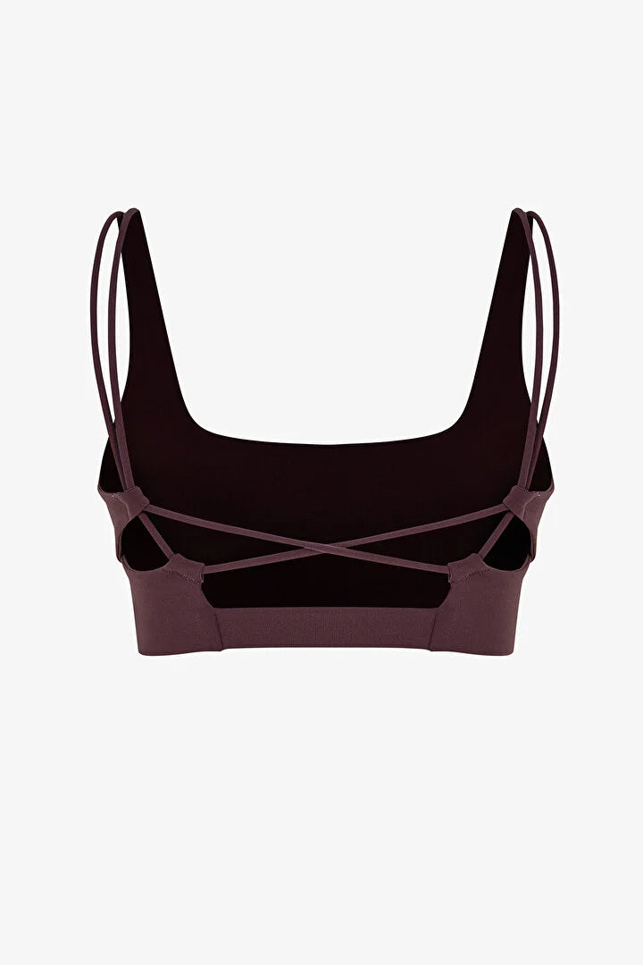Penti Dark Bordeaux Ease Removable Padding Sports Bra