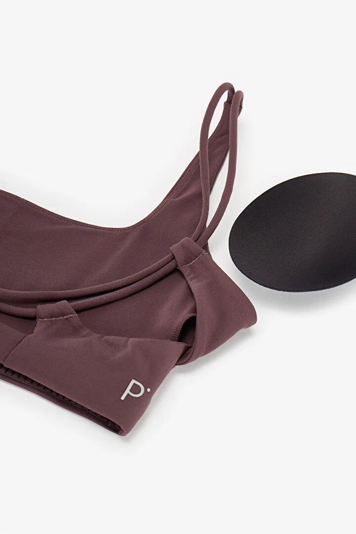 Penti Dark Bordeaux Ease Removable Padding Sports Bra