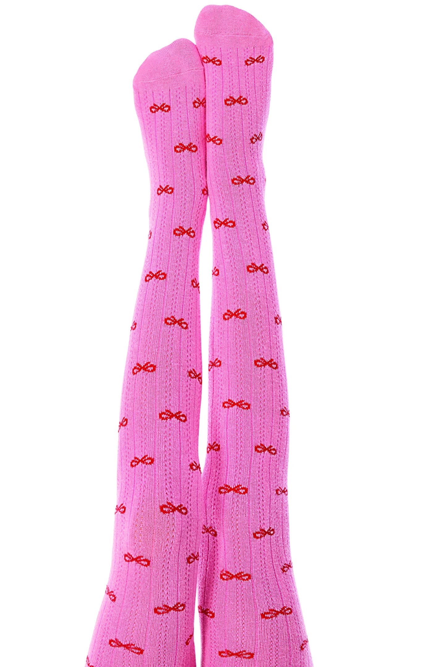 Penti Pink Girl's Bow Detailed Cotton 100 Denier Pantyhose