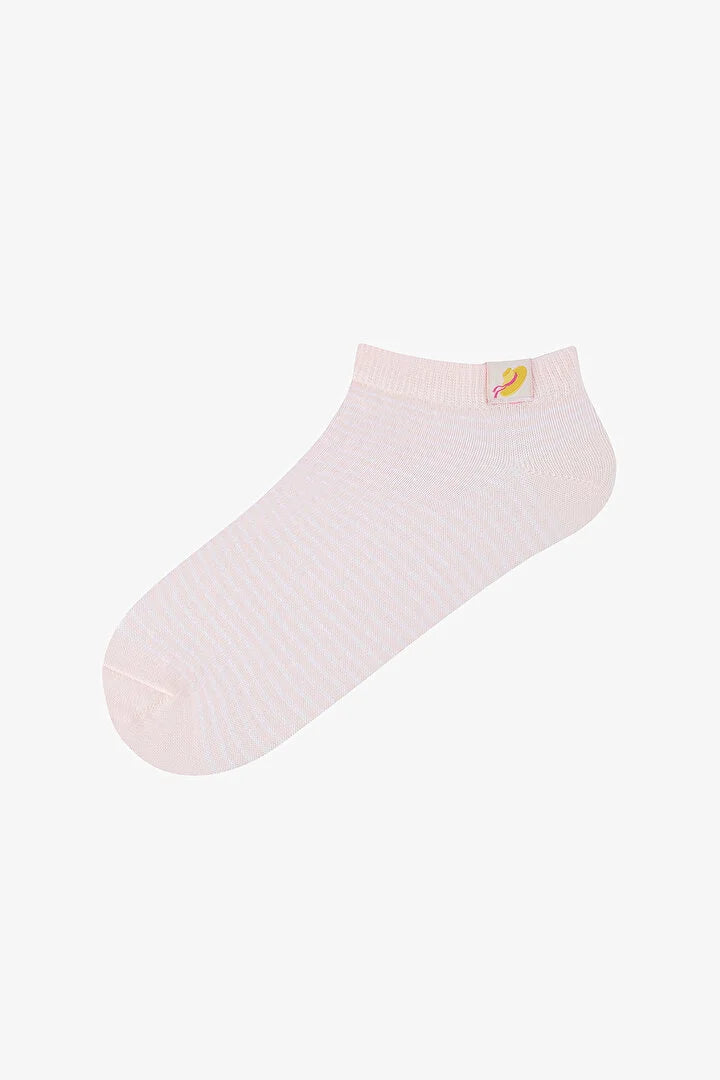 Penti 2 Pairs Cotton Summer Themed Woven Label Footie Socks