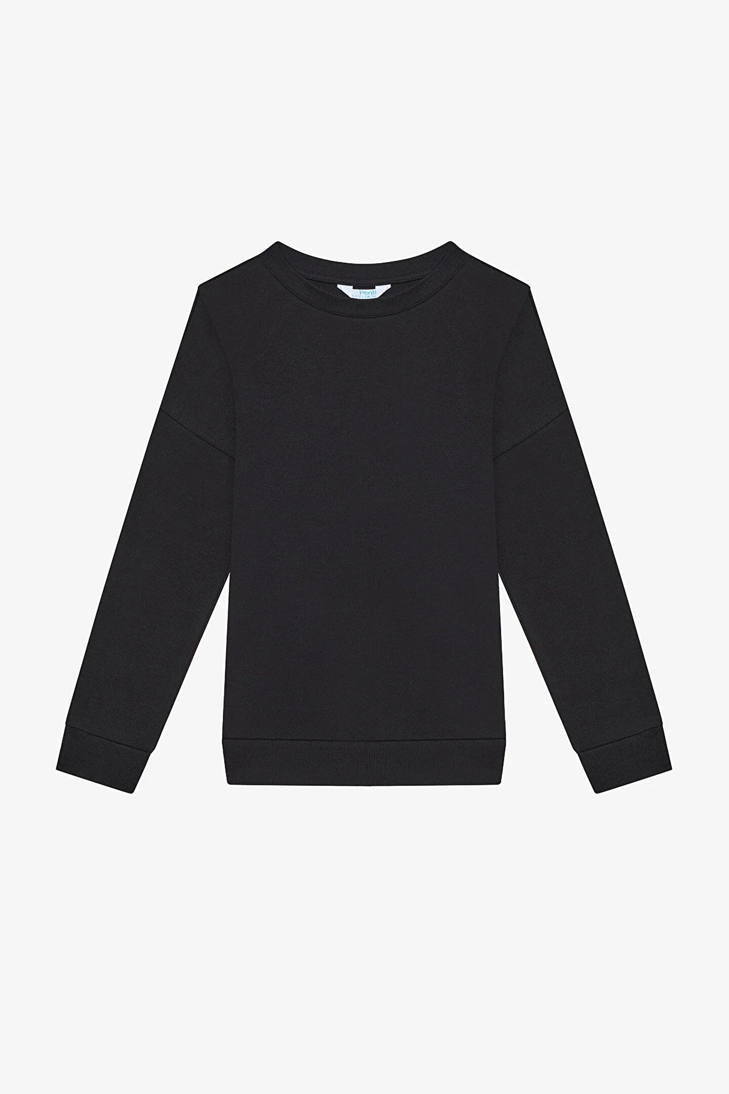 Penti Unisex Basic Black Sweatshirt