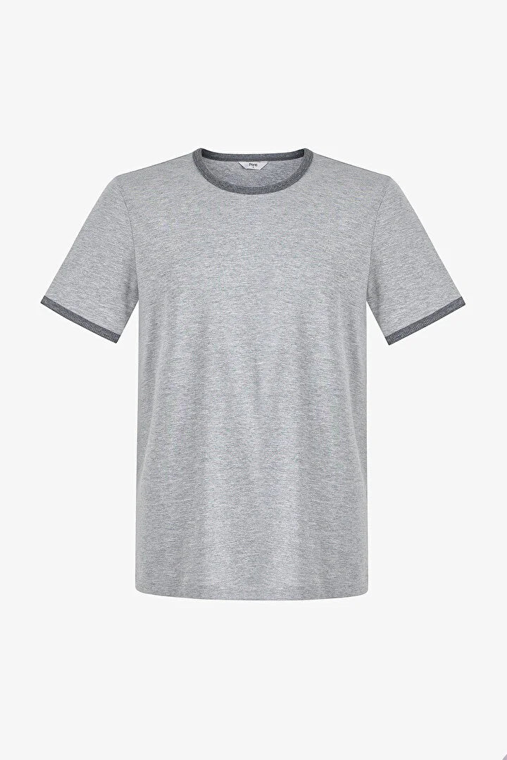 Penti Men Grey Short Sleeved Pyjama Set