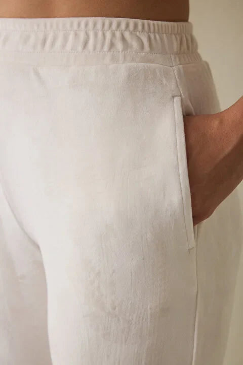 Penti Beige Soft Velvet Warm Jogging