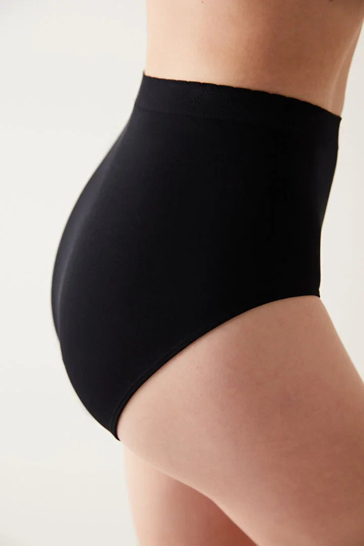 Penti Basic High Waist Black Slip Panties