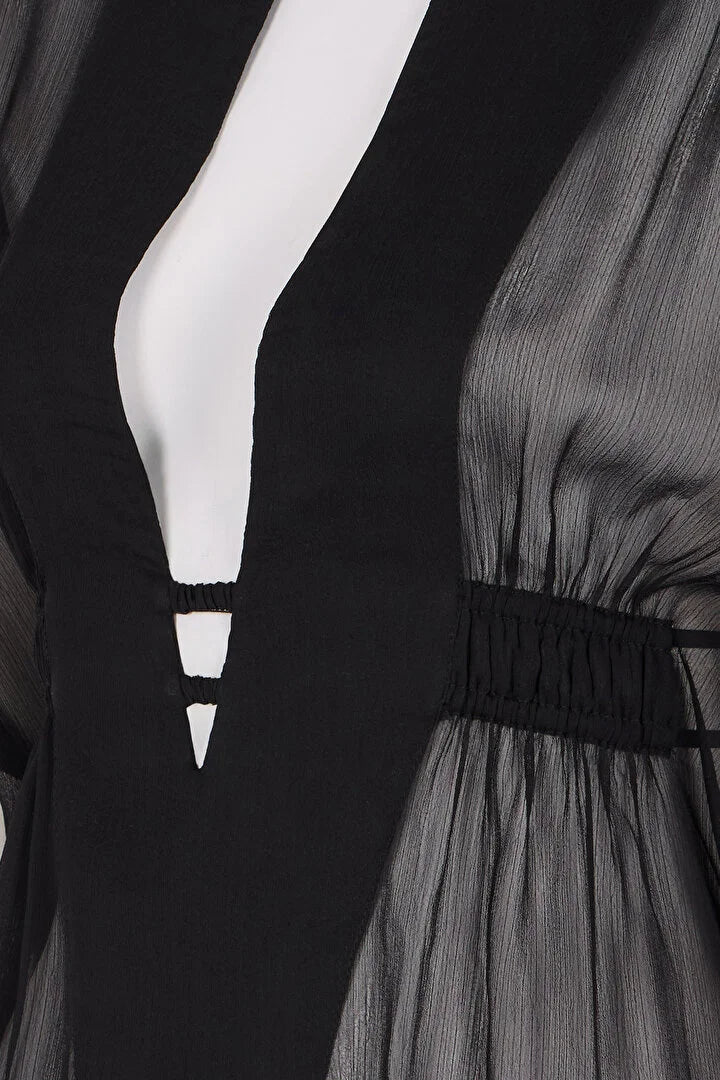 Penti Black Basic Kaftan