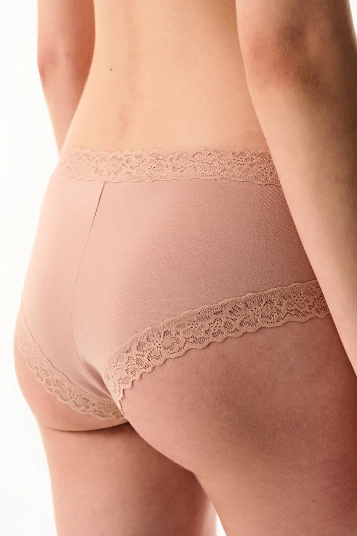 Penti Beige Comfy Cotton Cheeky Hipster