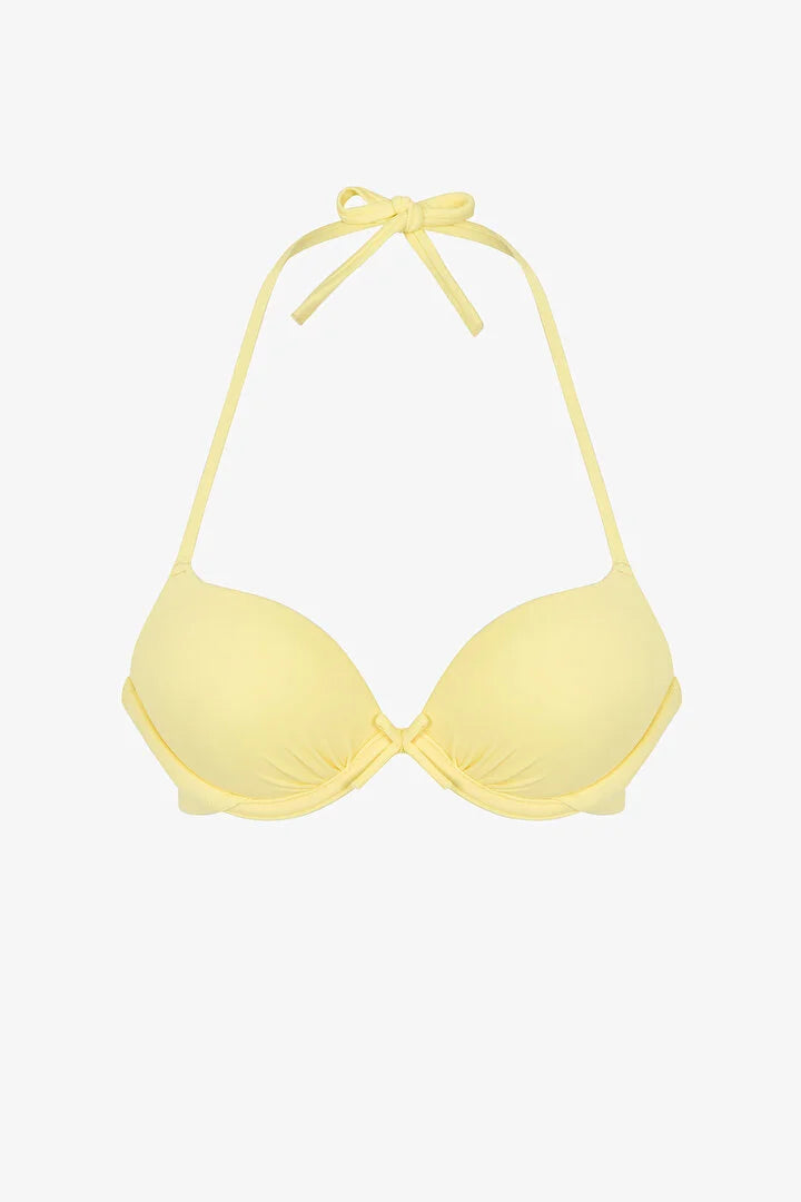 Penti Yellow Push Up Supported Bikini Top