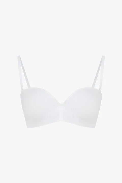 Penti White Straplez Bra