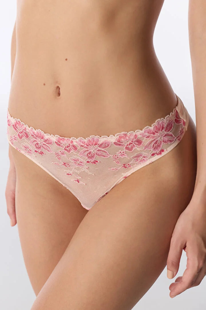 Penti Soft Pink Floral Thong