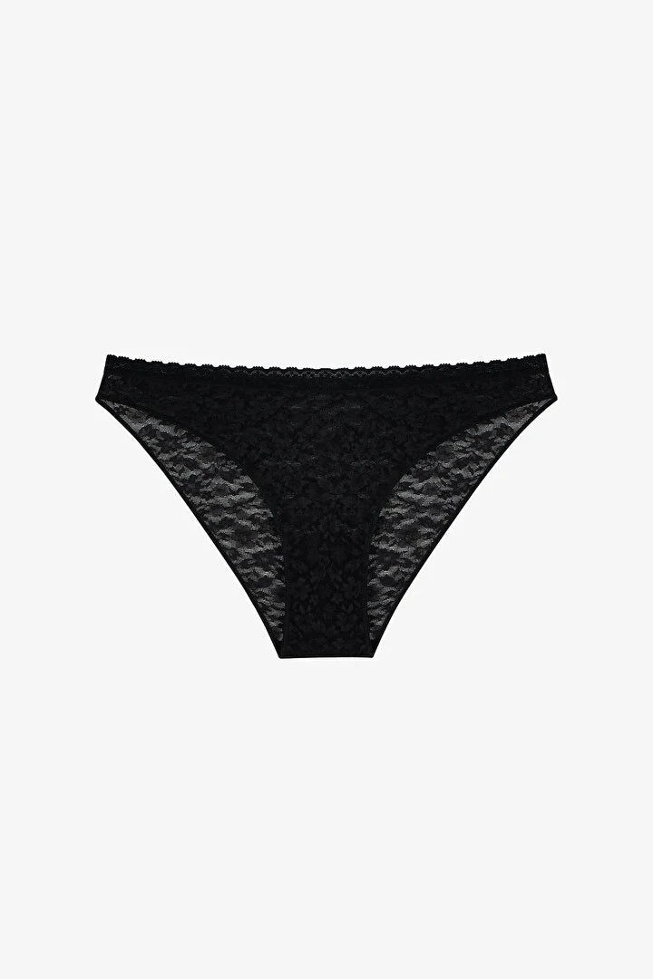 Penti Black Lace V-Style Slip