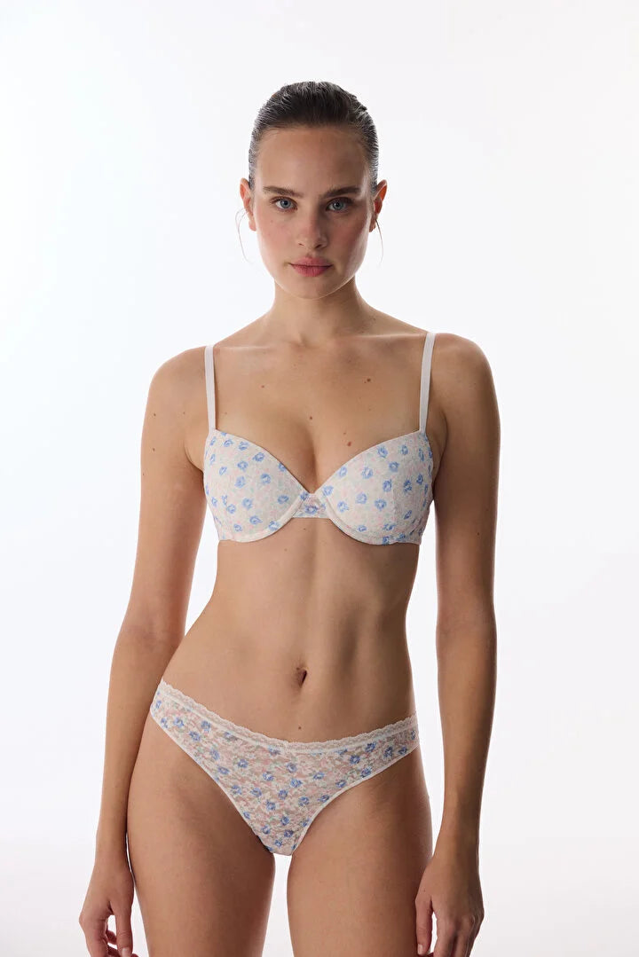 Penti Off-White Daylift Floral Bra