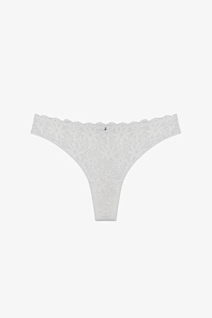 Penti Off-White Lace Thong