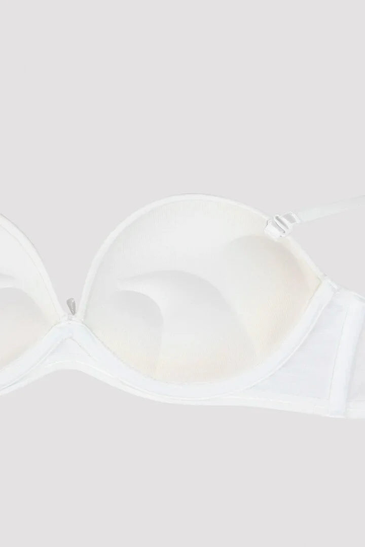 Penti Strapless White Bra