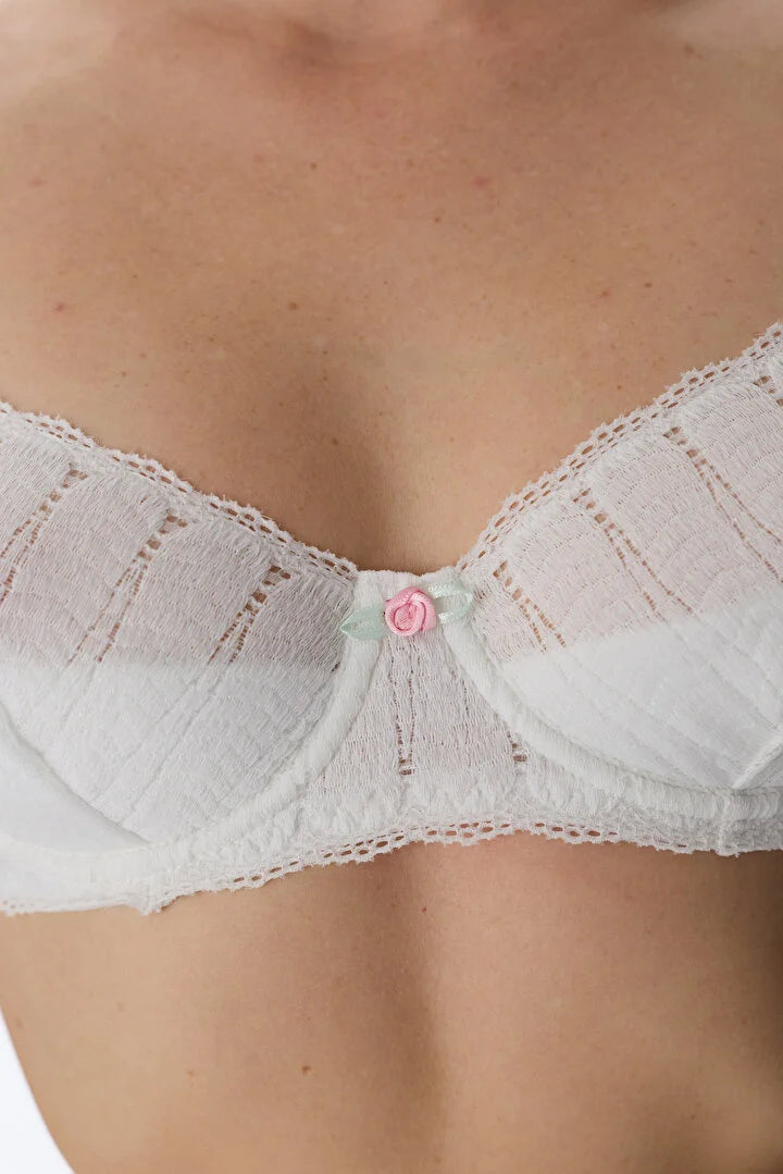 Penti Off-White Lace Bra
