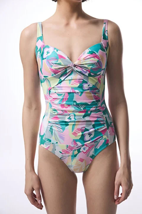 Penti Shirred Multi Color Swimsuit