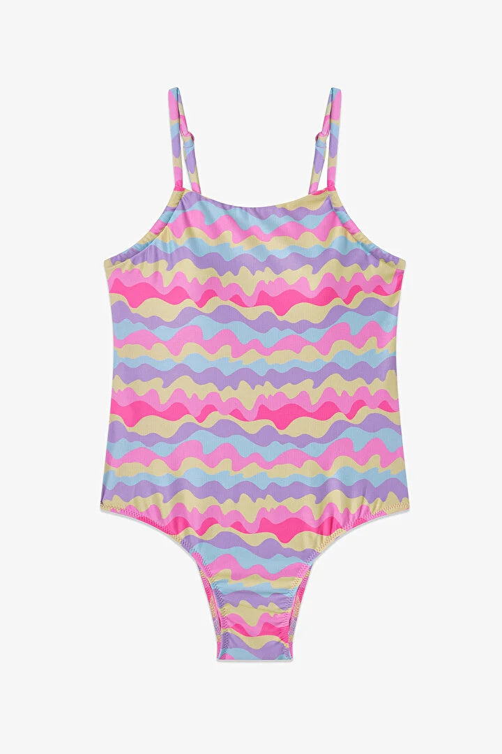 Penti Multicolor Teen Colorful Wave Swimsuit