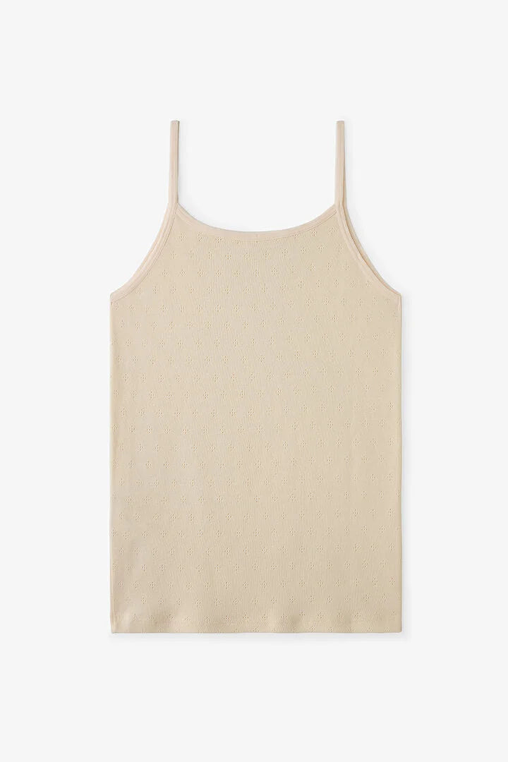 Penti Ecru Girls Ditsy 2 in1 Tank Top