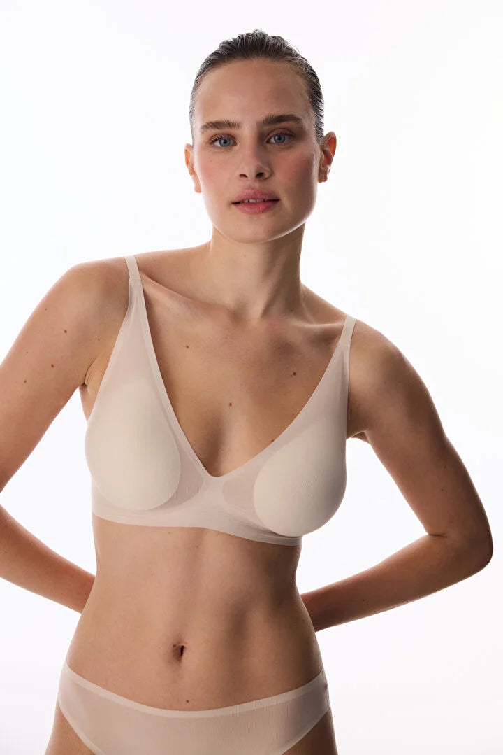 Penti Seramic Beige Zero gram Decollete Bra
