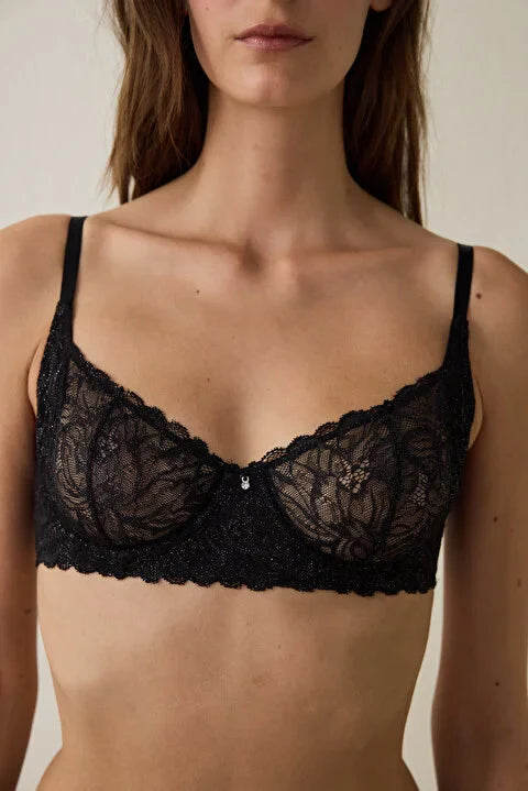 Penti Black Gloria Lace Bra