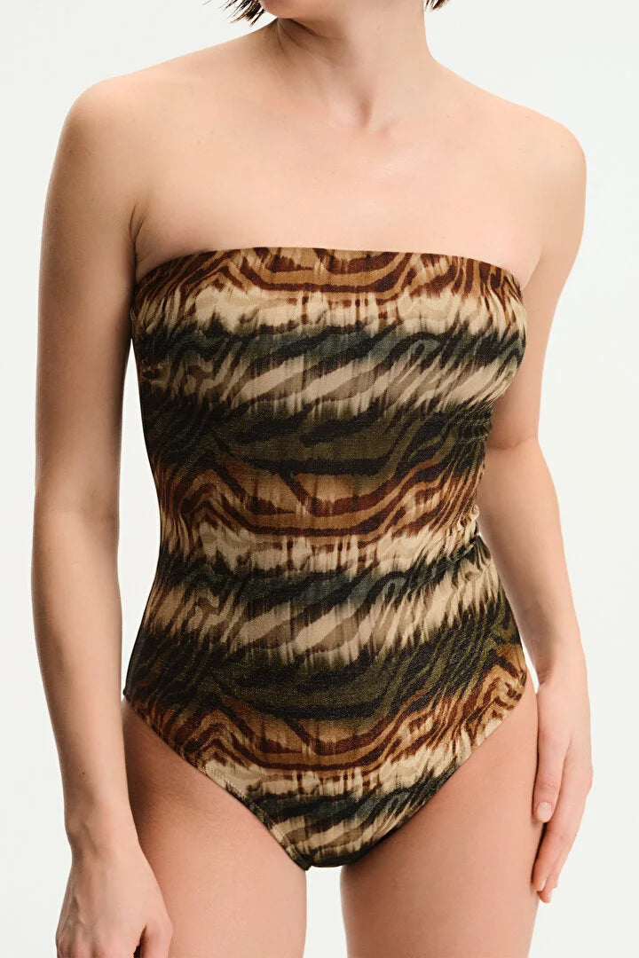 Penti Multicolor Strapless Swimsuit