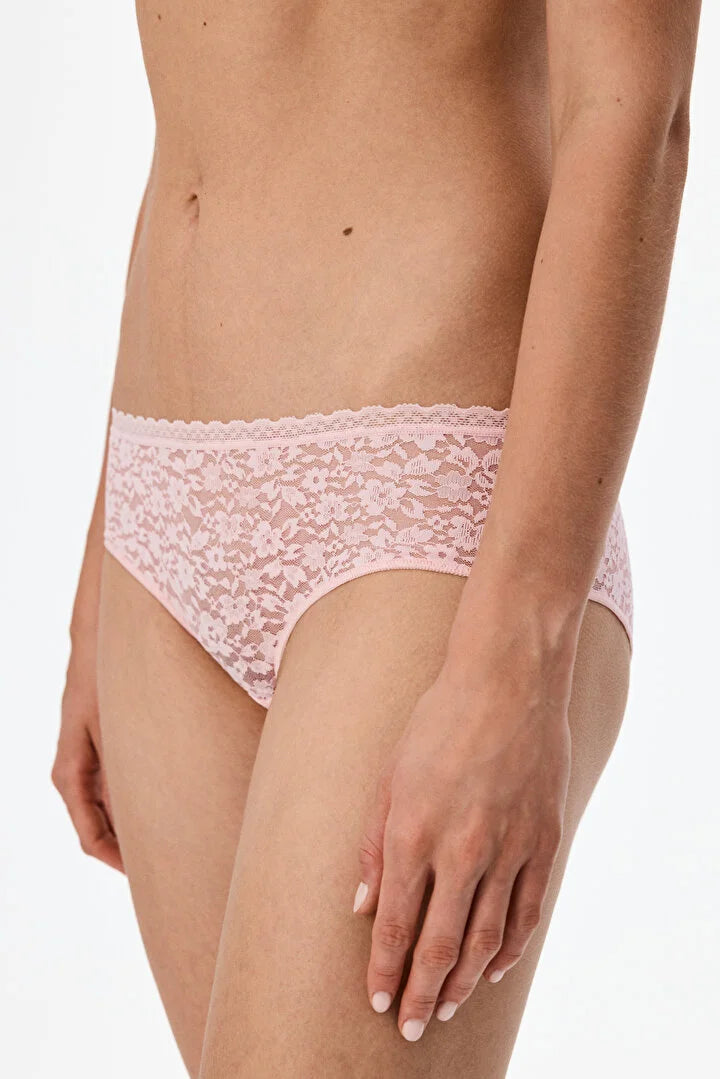 Penti Pink Easy Lace Floral Hipster Briefs