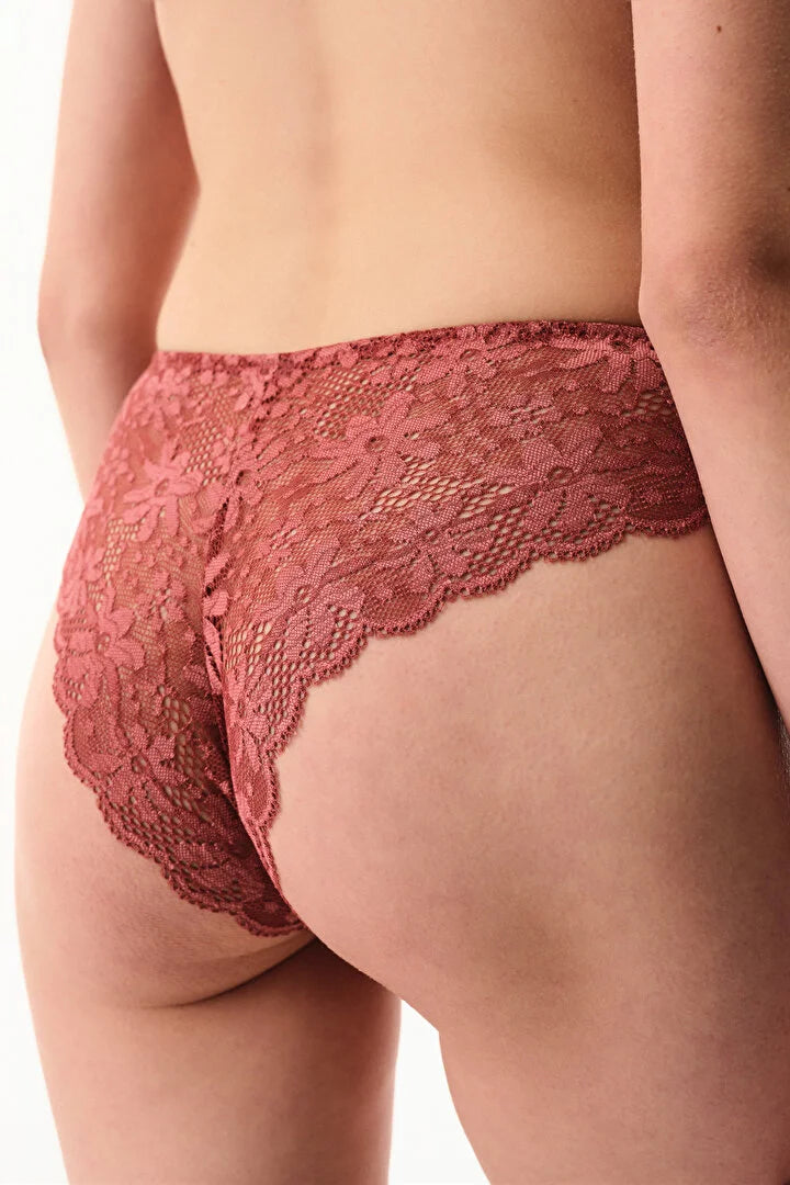 Penti Bordeaux Lace Slip