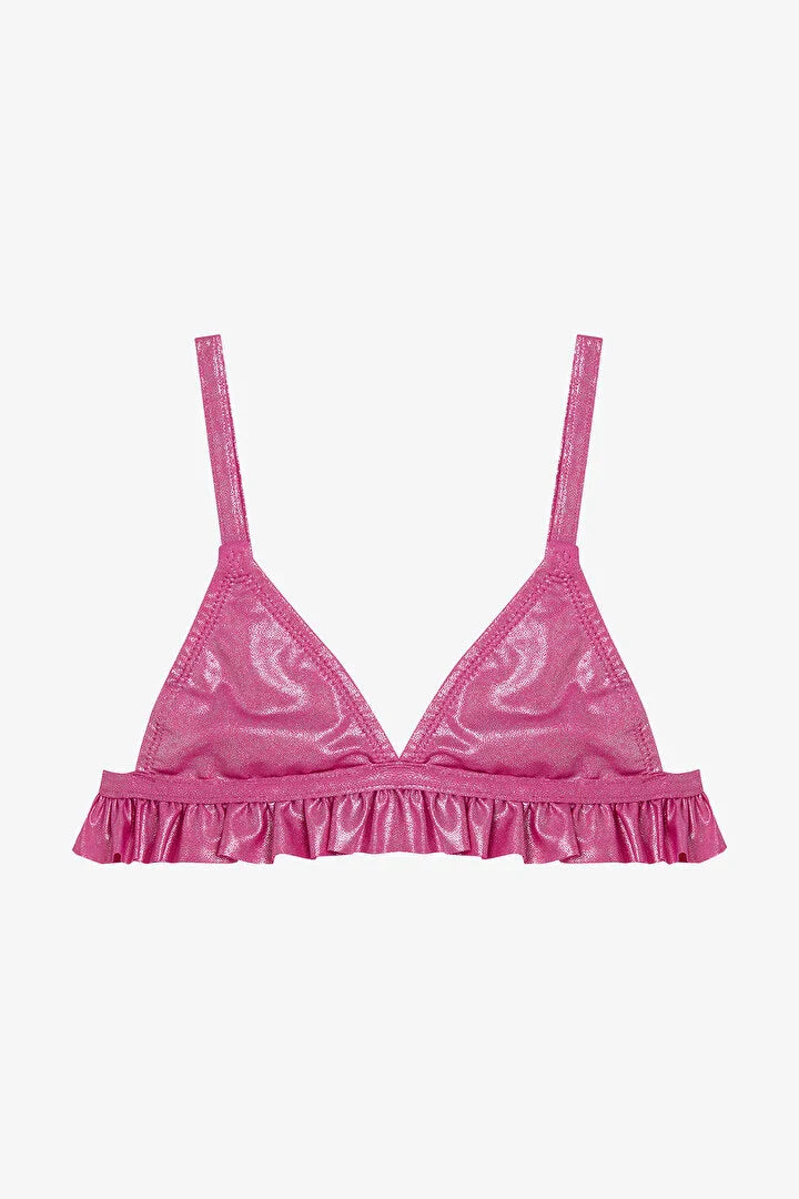 Penti Girls Shiny Triangle Pink Bikini Set