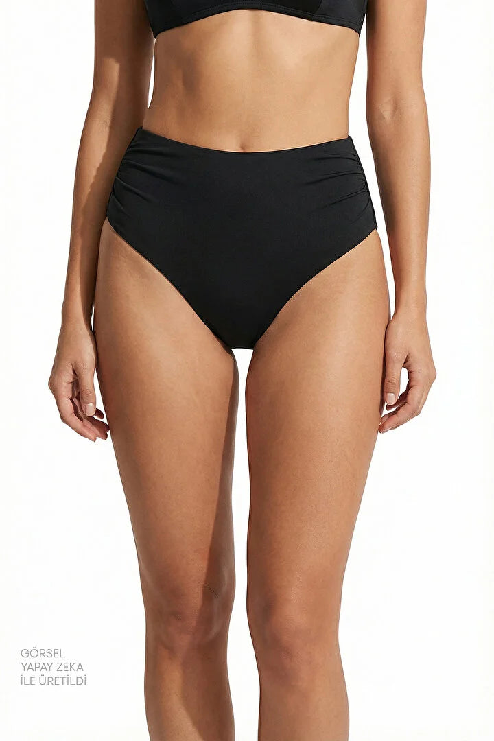 Penti Black High Bikini Bottom