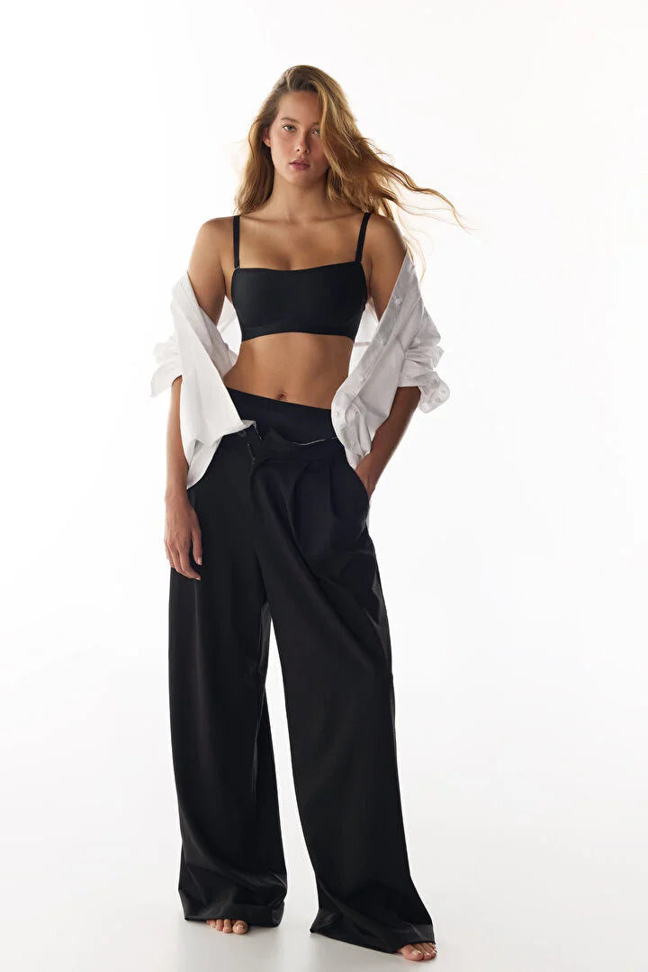 Penti Black Invisible Bandeau Padded Bra